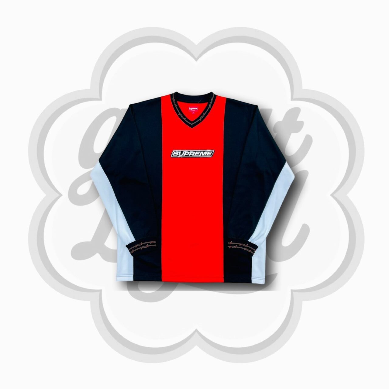 Supreme Barbed Wire Moto Jersey LARGE 40JL1563 | BRAND BUYERS OSAKA
