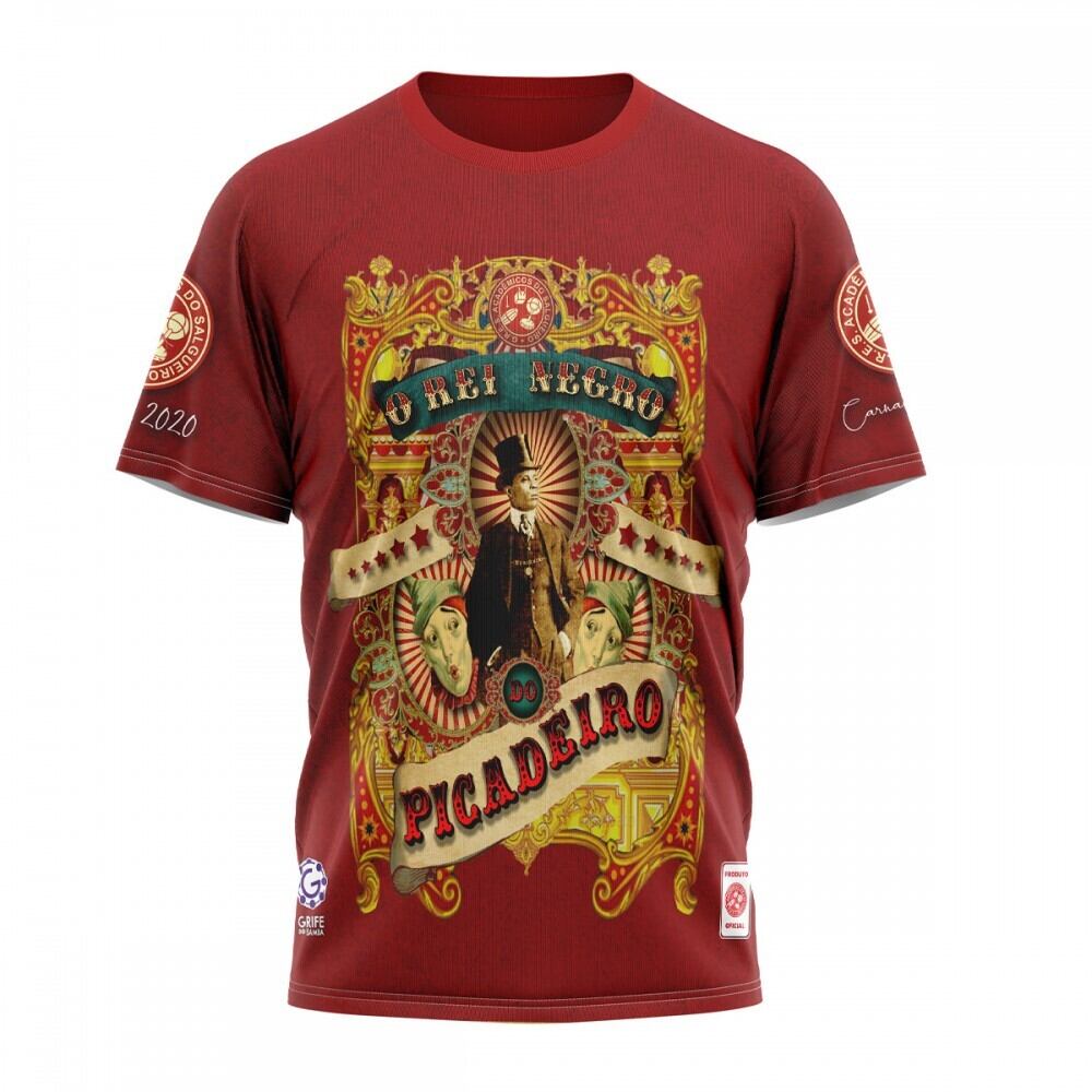 SALGUEIRO - Enredo 2020 - "O Rei Negro do Picadeiro"(ベーシックシャツ、女性用ベビールック、タンクトップ、ジュニアサイズ)