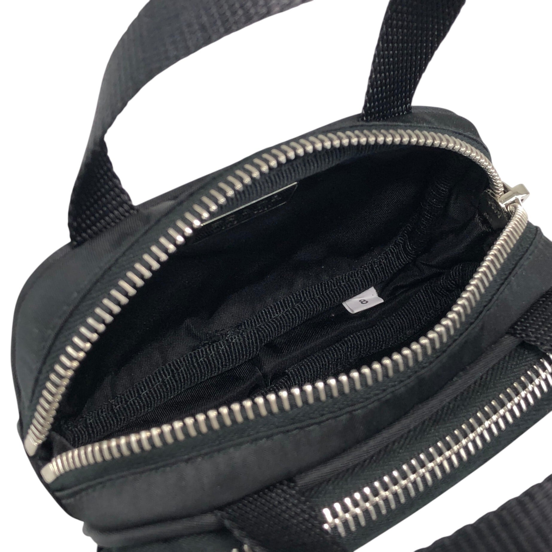 PRADA プラダ ハンドバッグ ブラック トライアングルロゴ ナイロン
