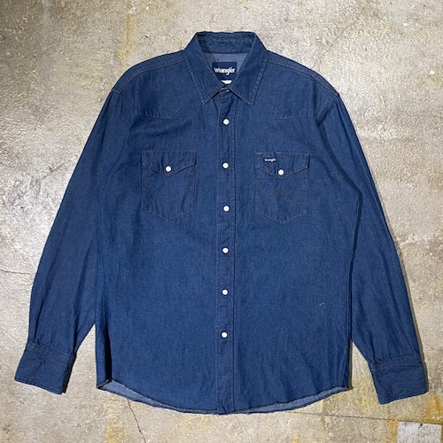 wrangler DENIM WESTERN SHIRT