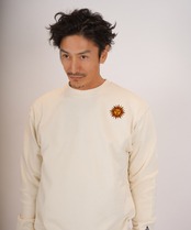 SUN&MOON EMBROIDERY SWEAT TRAINER［HSC012］