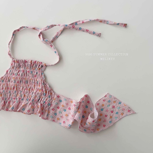 予約： Jelly Flower Halter Neck 〔Melikey〕