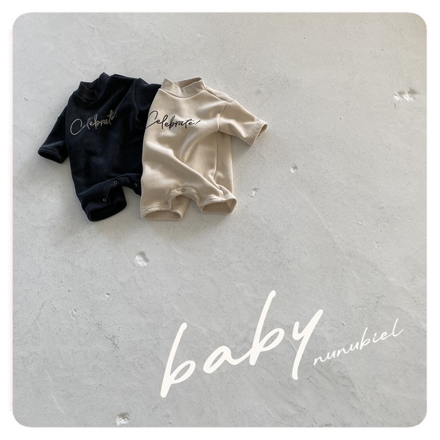 bebe plum romper【nunubiel】※予約商品