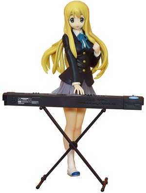 【在庫処分】けいおん!! K-ON!! SQフィギュア 琴吹紬 アニメ 音楽 高校 制服 キャラクター プライズ バンプレスト