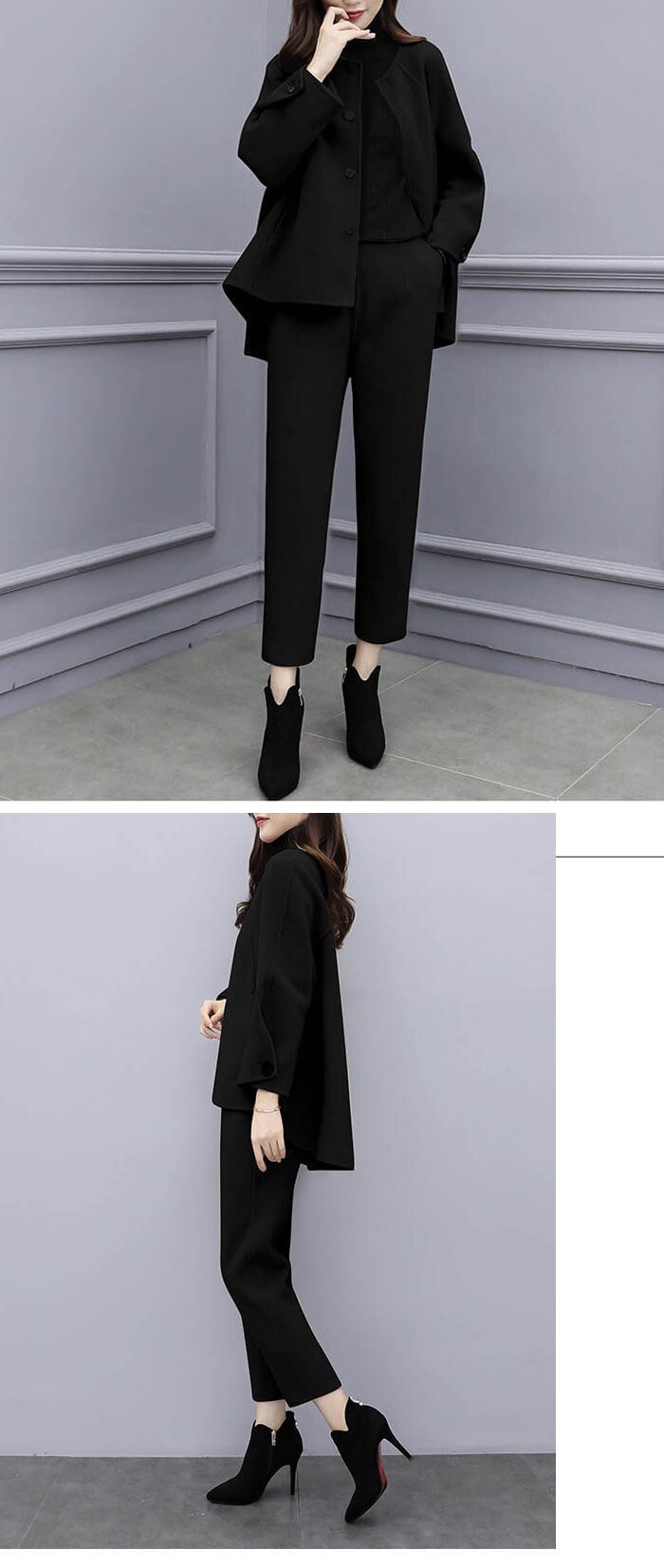 LAVANDA ラバンダ ロゴメッセージスウェット ネイビー AAA宇野実彩子