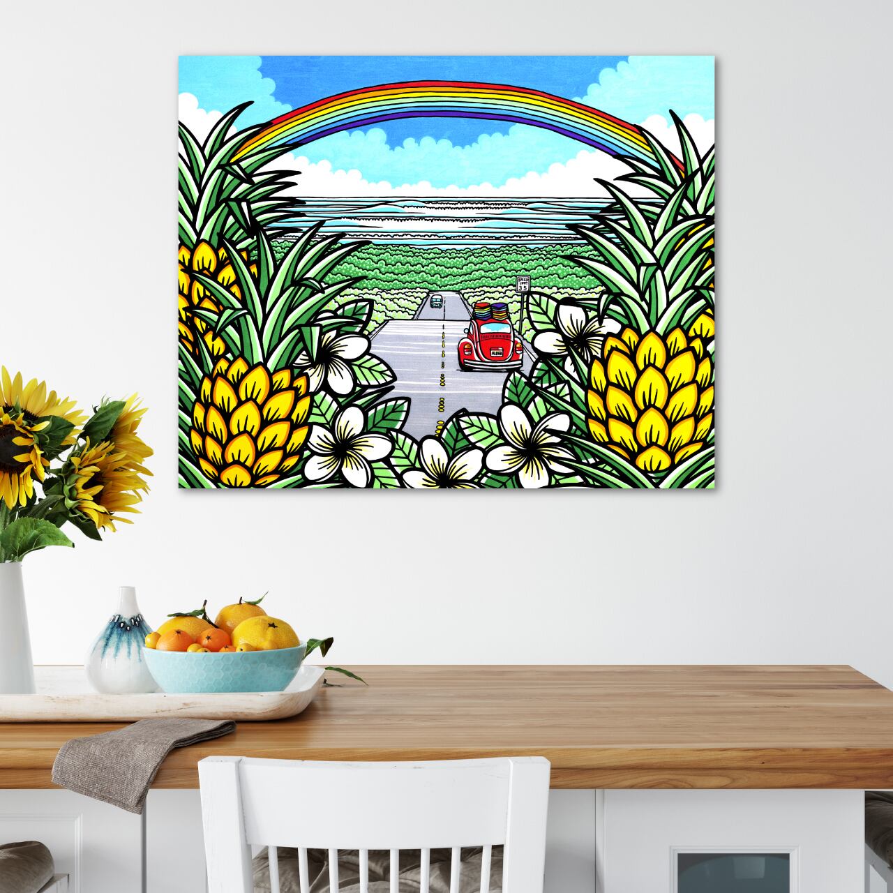 Wood Panel F20 Size（江ノ電とツツジ）with Frame | TAMO ART GALLERY