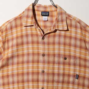 極美品 L 09年 オンブレ A/C Yarn Dye Shirt Patagonia ACシャツ ヤーンダイ パタゴニア