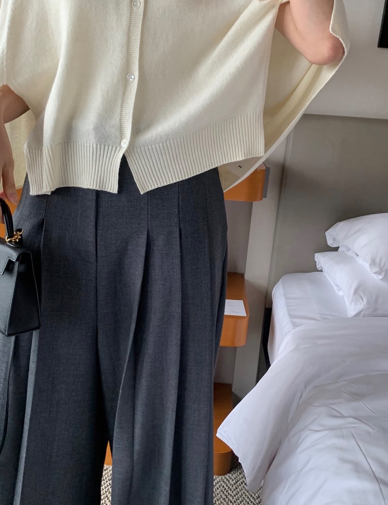 【新作5%OFF・3日間】High TR Slacks_2colors