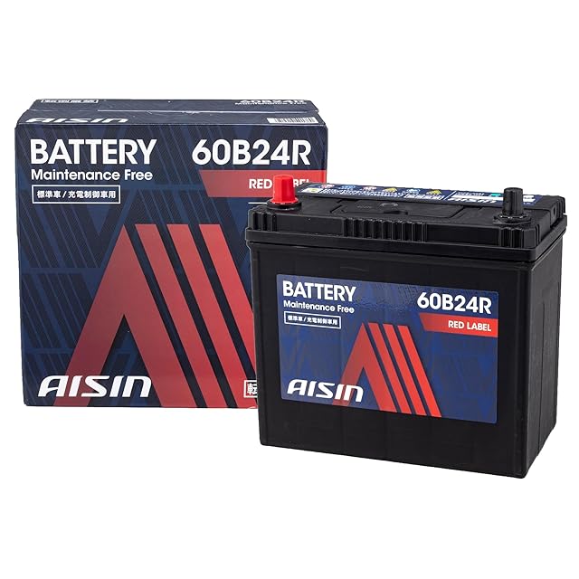 アイシン(AISIN) 車用 バッテリー 60B24R (55B24R 46B24R) 標準車/充電