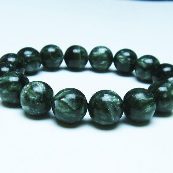 セラフィナイト ブレスレット 13mm 一点物 おまかせ便 111-35867