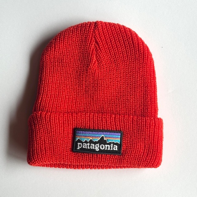 Patagonia Baby Logo Beanie【Baby Free】Sizzle Red