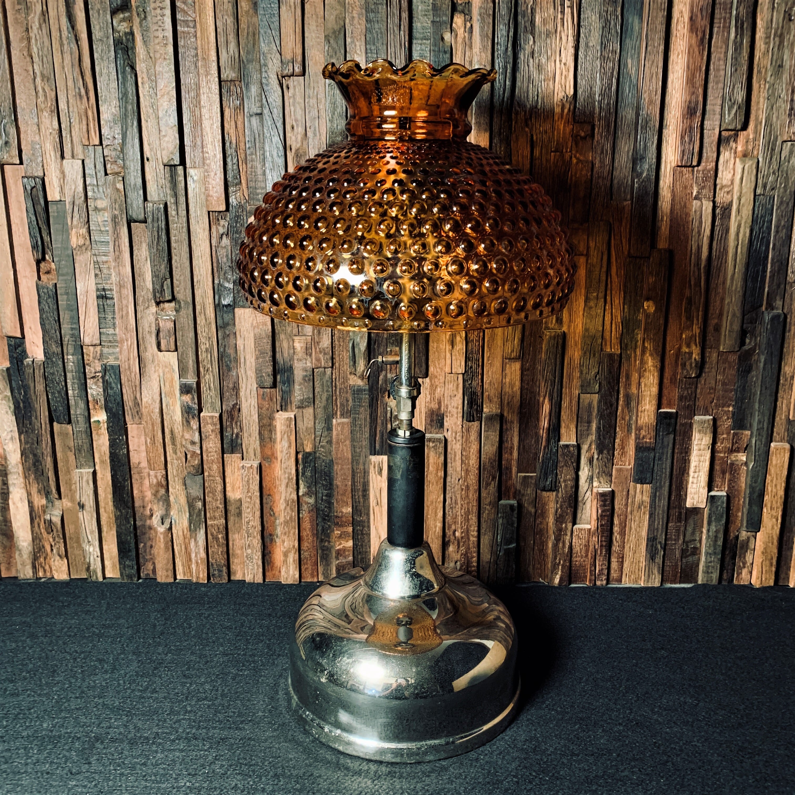 コールマン クイックライト CQ ビンテージ テーブルランプ アンバー