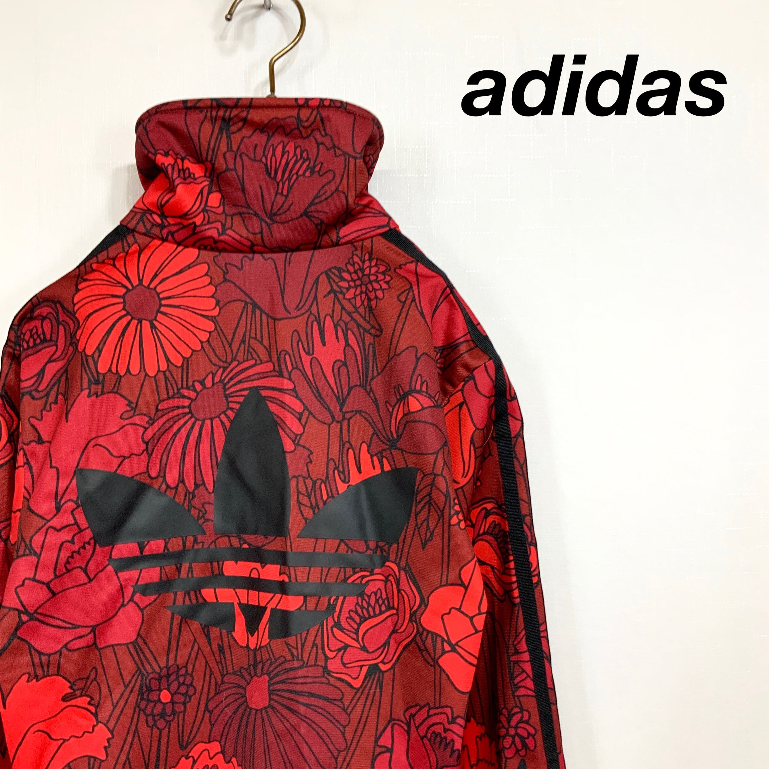 【入手困難】アディダスオリジナルスadidas 総柄トラックジャージ 2XL