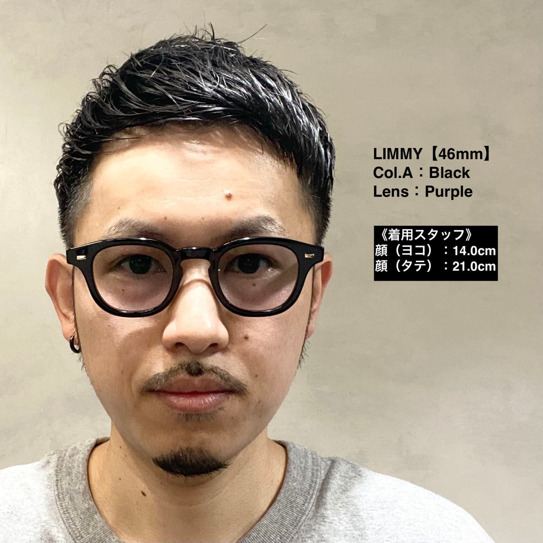 JIMMY【46mm】@Mr.Gentleman EYEWEAR | Re:TRUST EYEWEAR