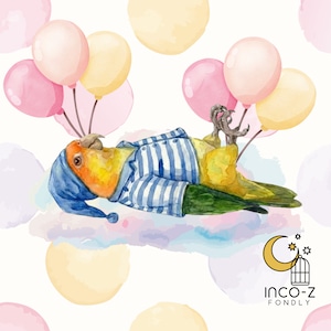 inco-z | クッション小 シロハラふわふわ design In00052