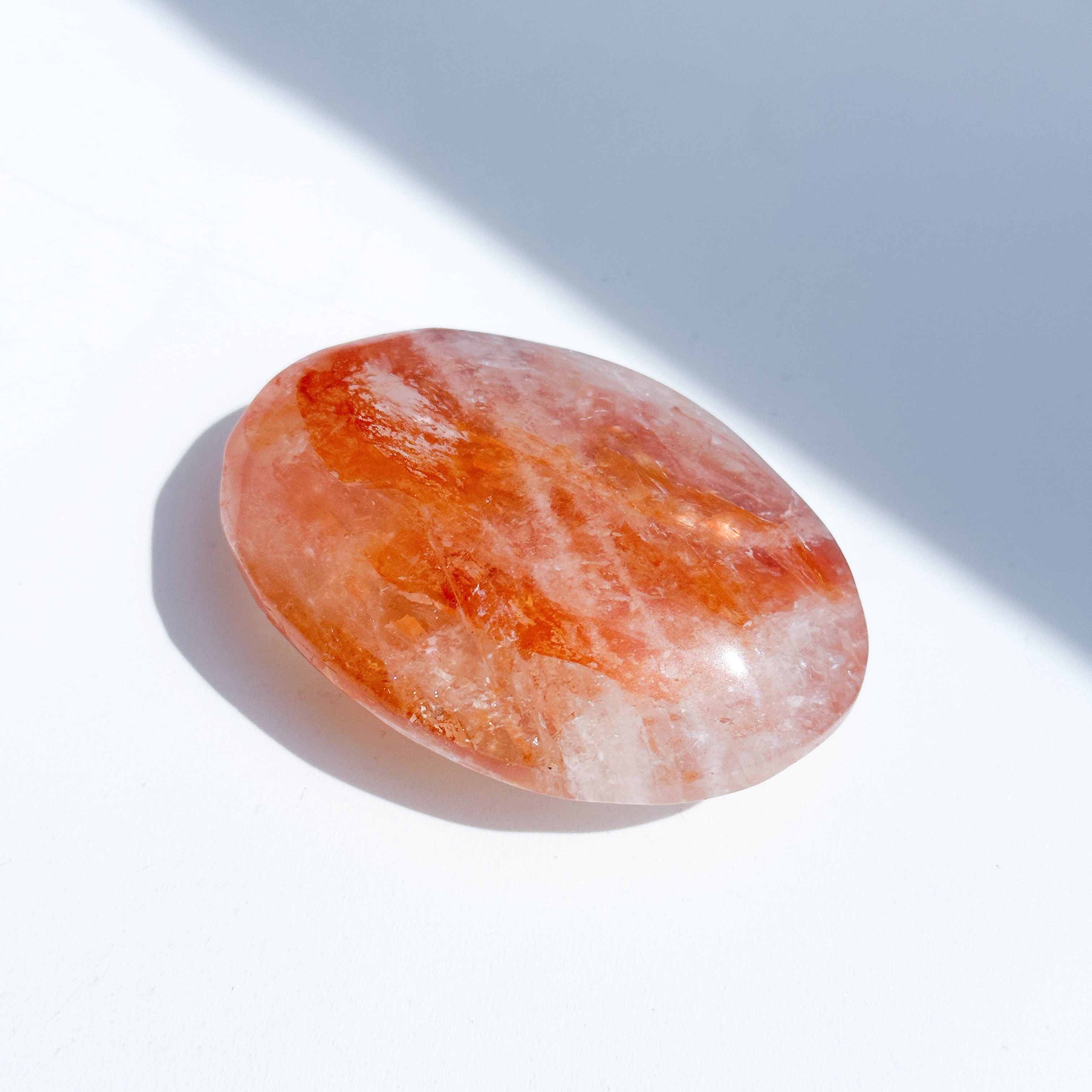 レッドヘマタイトクォーツ パームストーン31◇Red Hematite Quartz