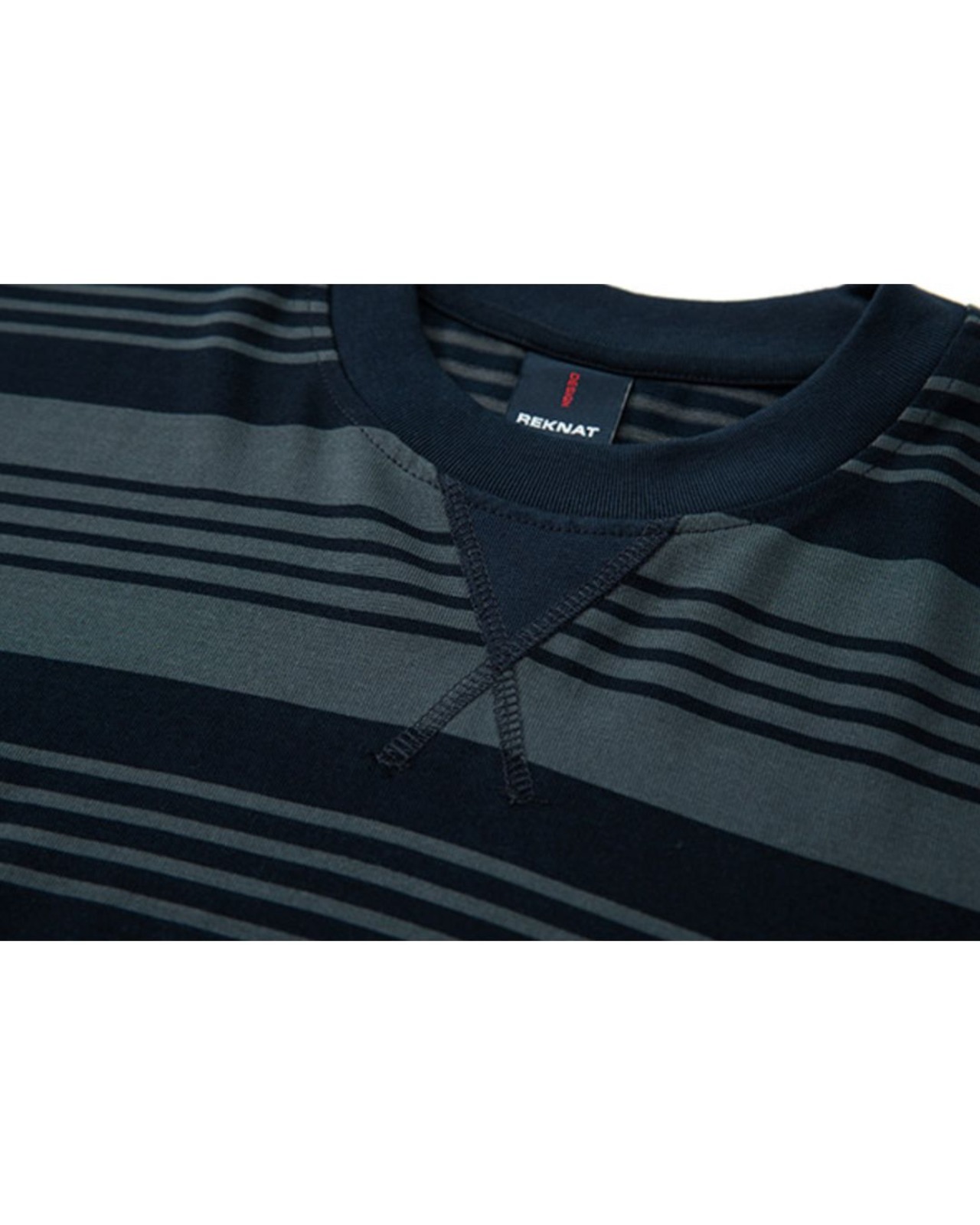 ボーダーオーバーサイズTシャツ　S0380