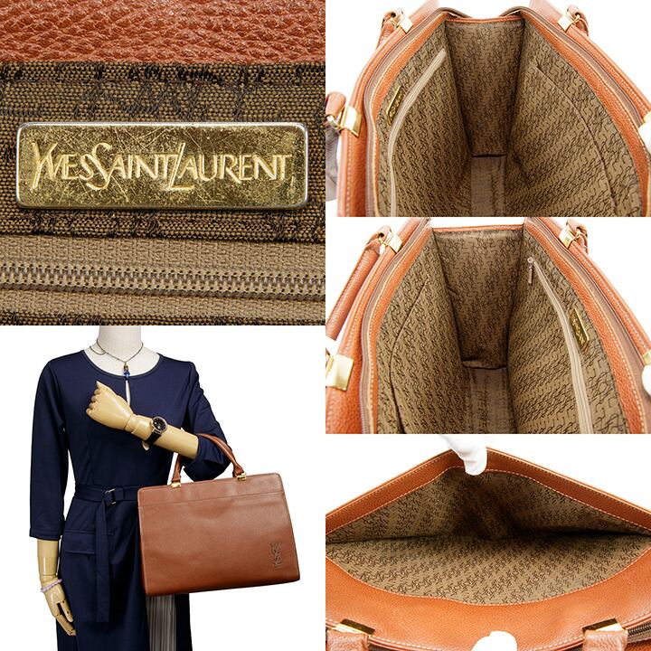 本物・送料無料・良品】Laurent・サンローラン・ビジネスバッグ