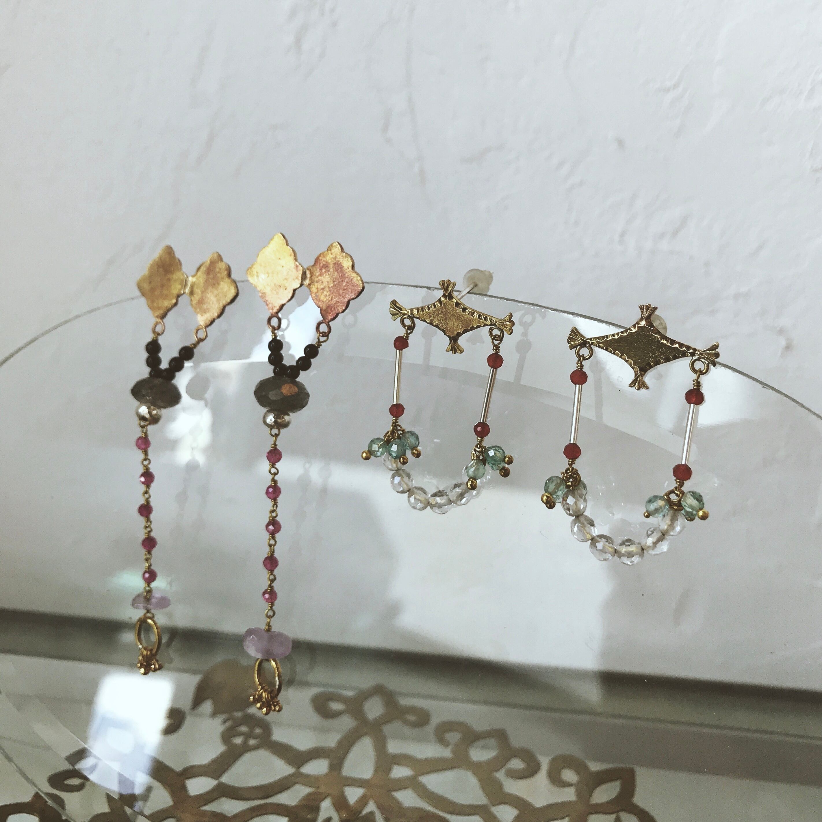 *流れ星カラー*耳飾り