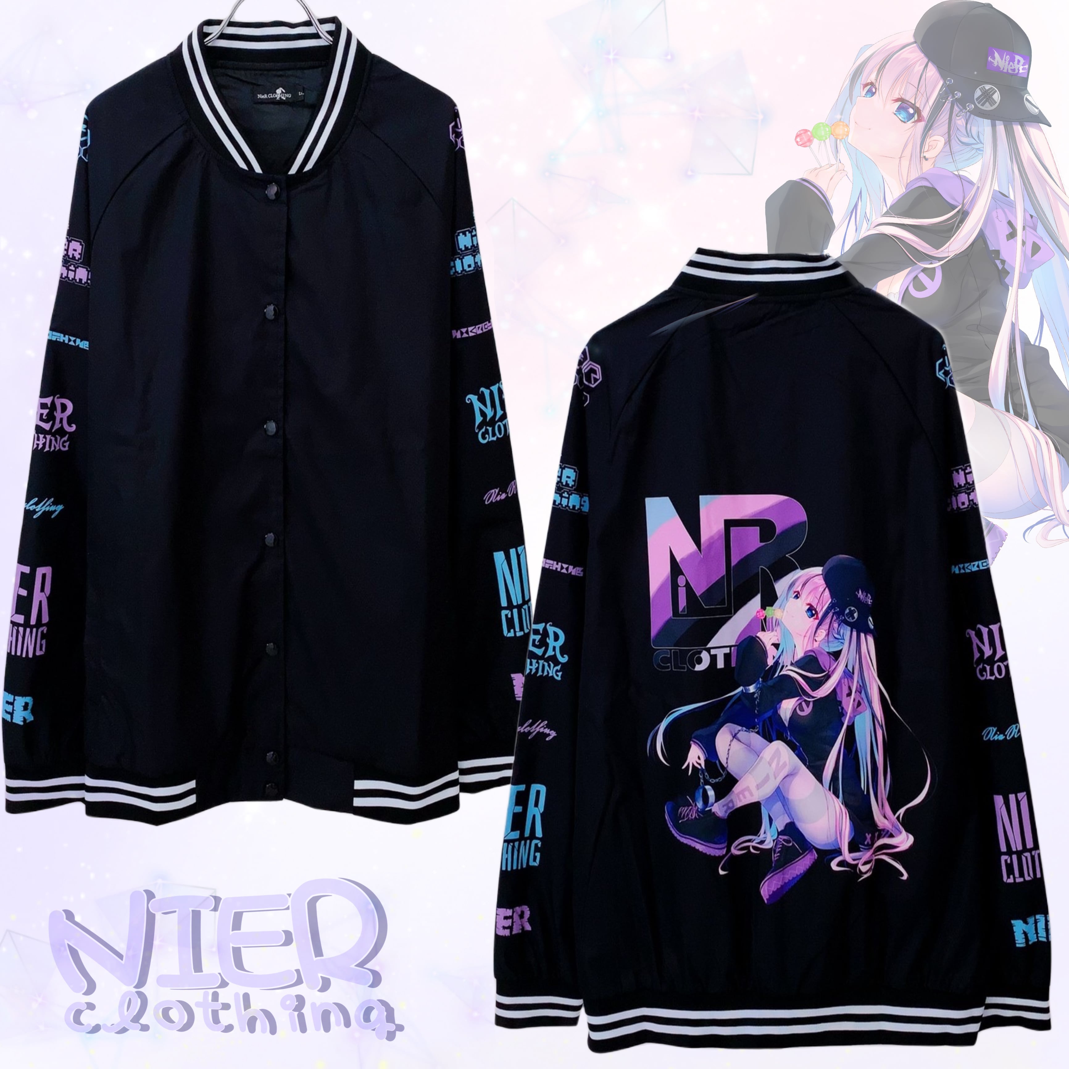 和泉つばす×NieR】コラボ 内ポケット付き高品質ブルゾン | NIER CLOTHING