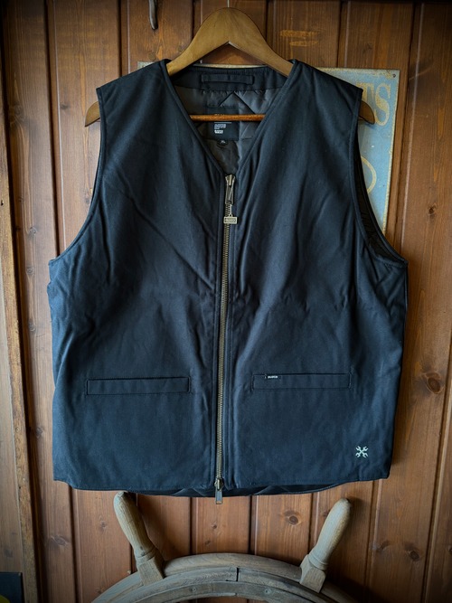 BLUCO V NECK DUCK VEST BLACK