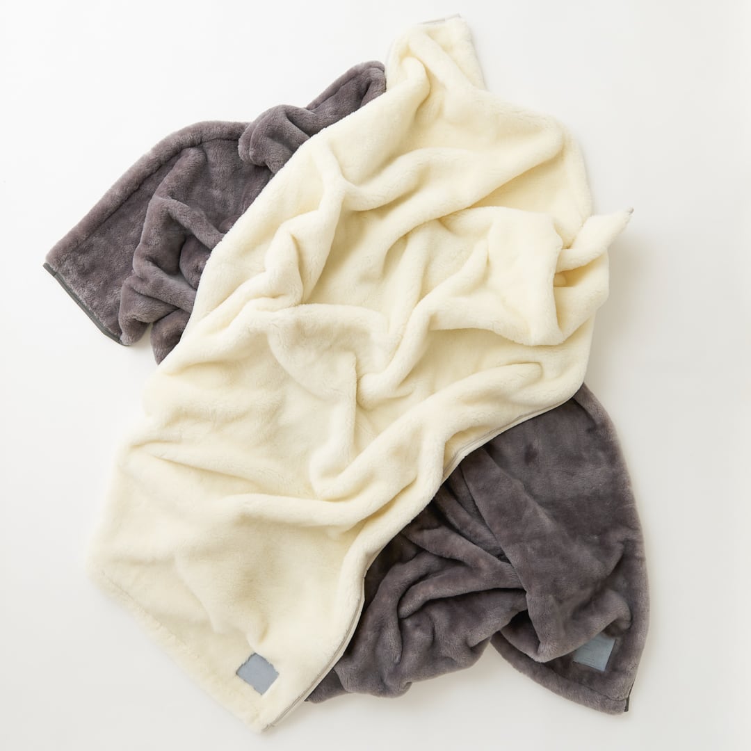 洗えるメリノウールシュリンクケット シングル ⤵ LOOM&SPOOL SERENE3 洗えるメリノウール ブランケット【メーカー