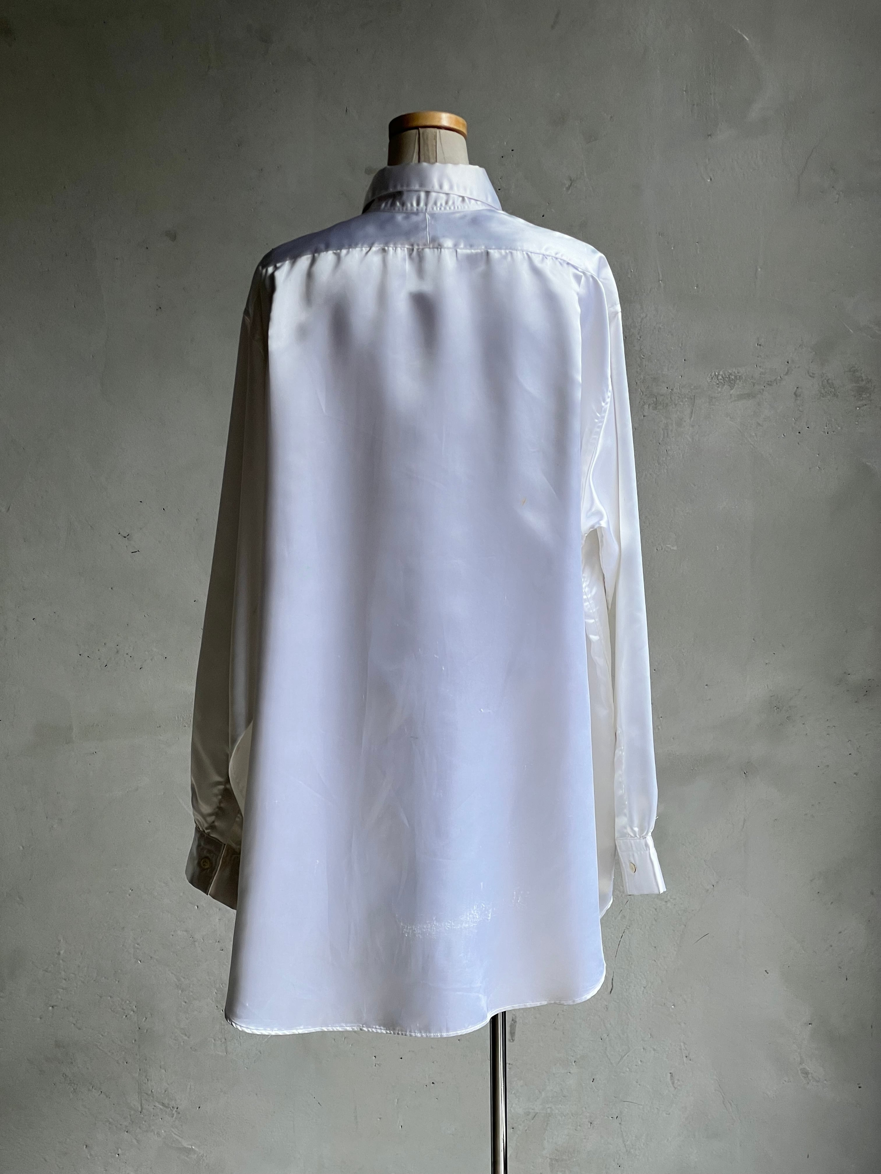 美品☆Yohji Yamamoto POUR HOMME シャツ オーバーサイズ Yohji Yamamoto POUR HOMME” オーバーサイズサテンドレスシャツ