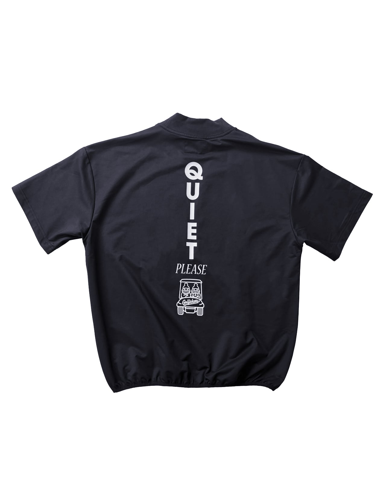 HOLE 688] ひんやりモックネック -Black- | Golfickers