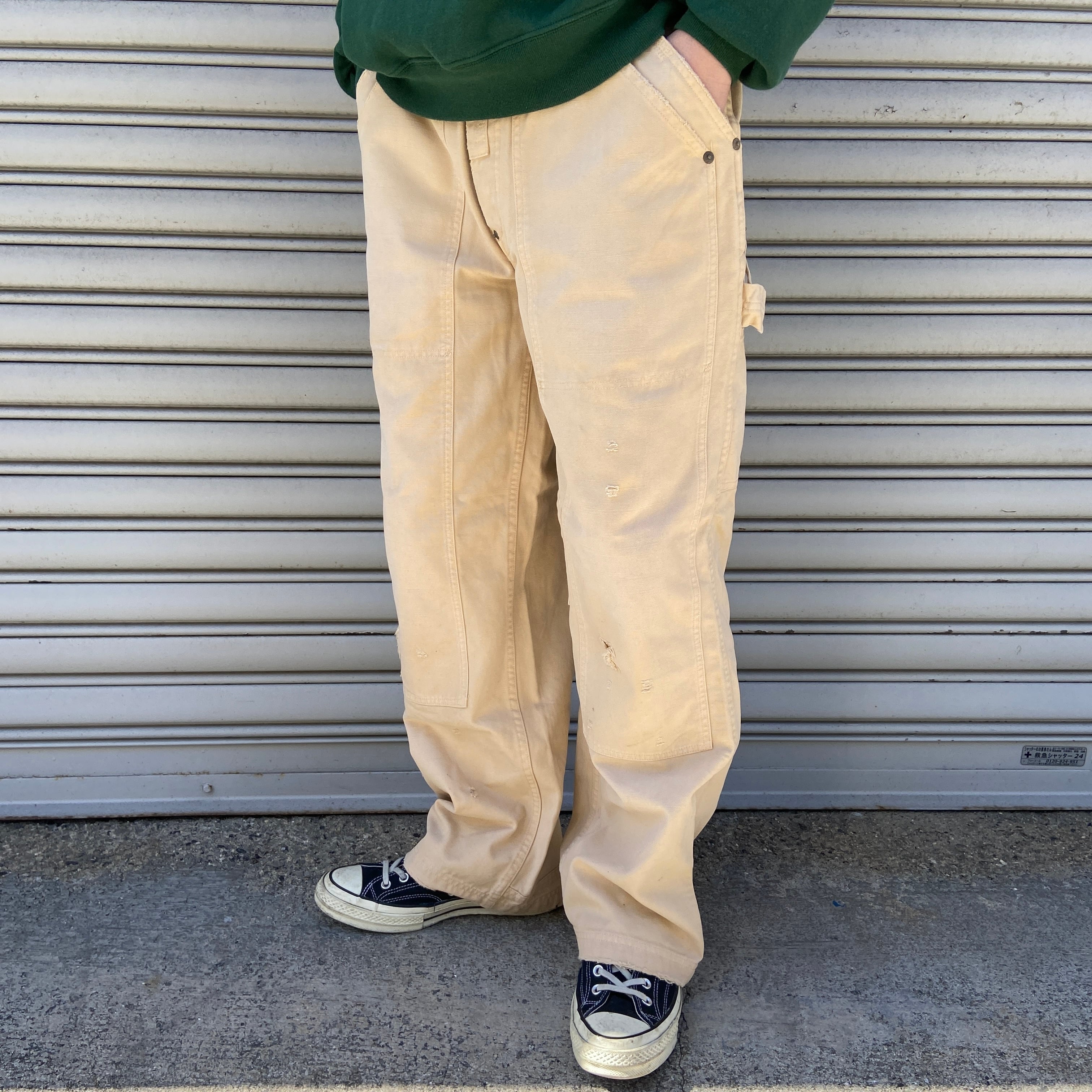 90s ラルフローレン ANDREW PANT ツータックチノパン 茶系 W34 | 古着