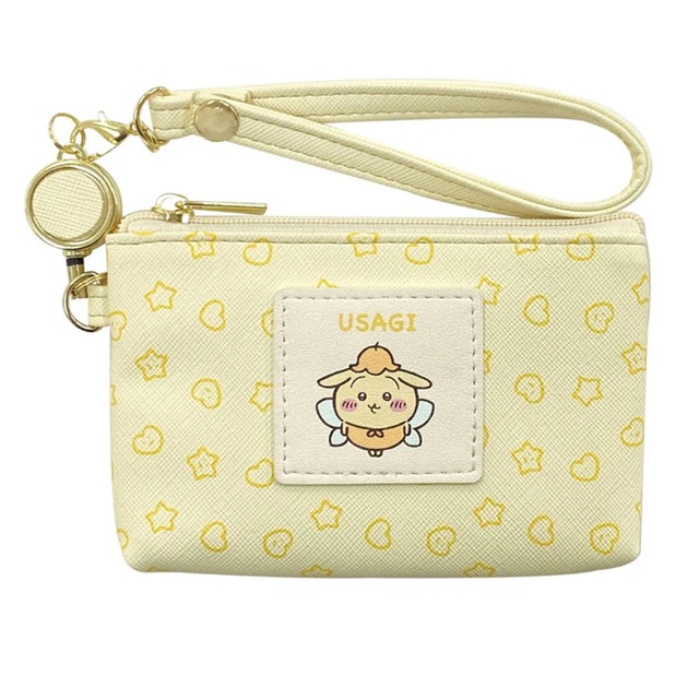 ちいかわ パス＆コインケースイエロー（うさぎ）(0903929)