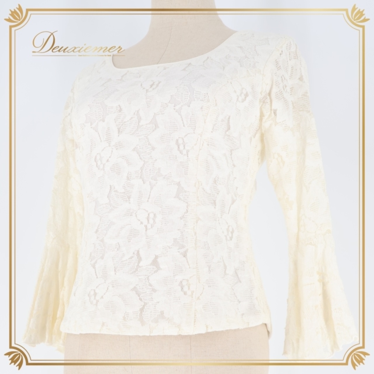 フラメンコ 衣装 トップス ブラウス 白 アイボリー レース フリル ダンス パーティ 発表会 上品 綺麗 ホワイト系 おしゃれ かわいい ダンス衣装 パーティートップス 発表会用 トップス レディース シンプル フェミニン デザイン 女性用 袖フリル 上品系