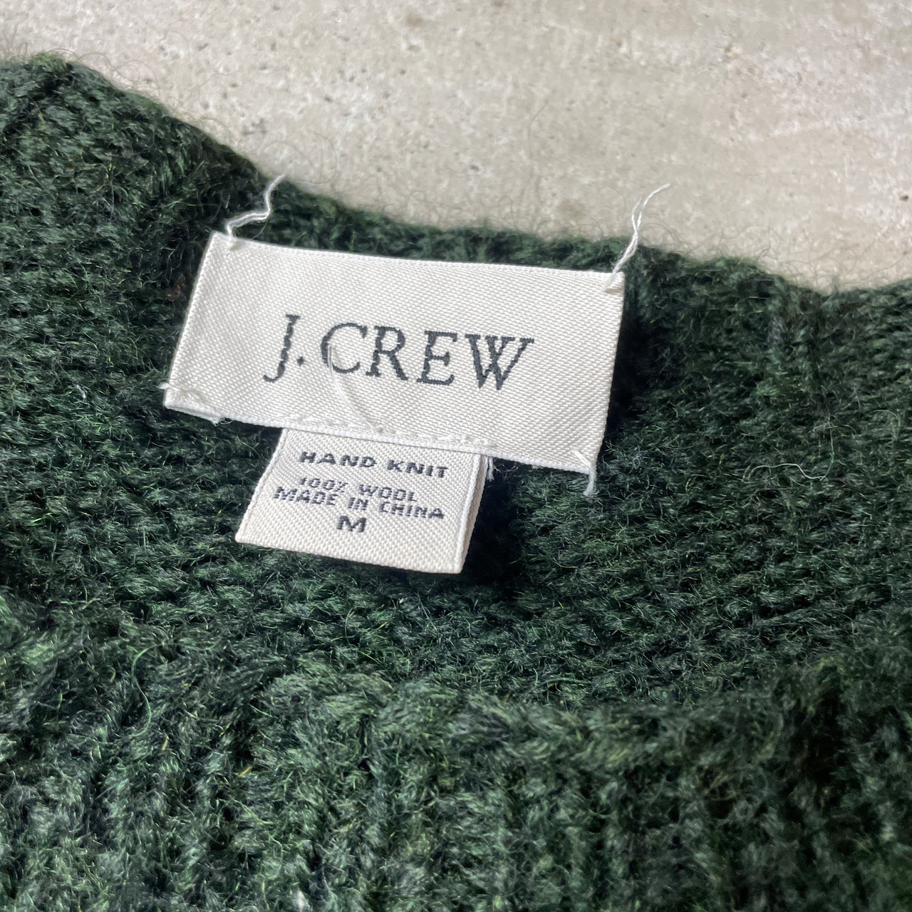 90〜00年代 J.CREW Jクルー ウールニットセーター ネイティブ柄 メンズ 