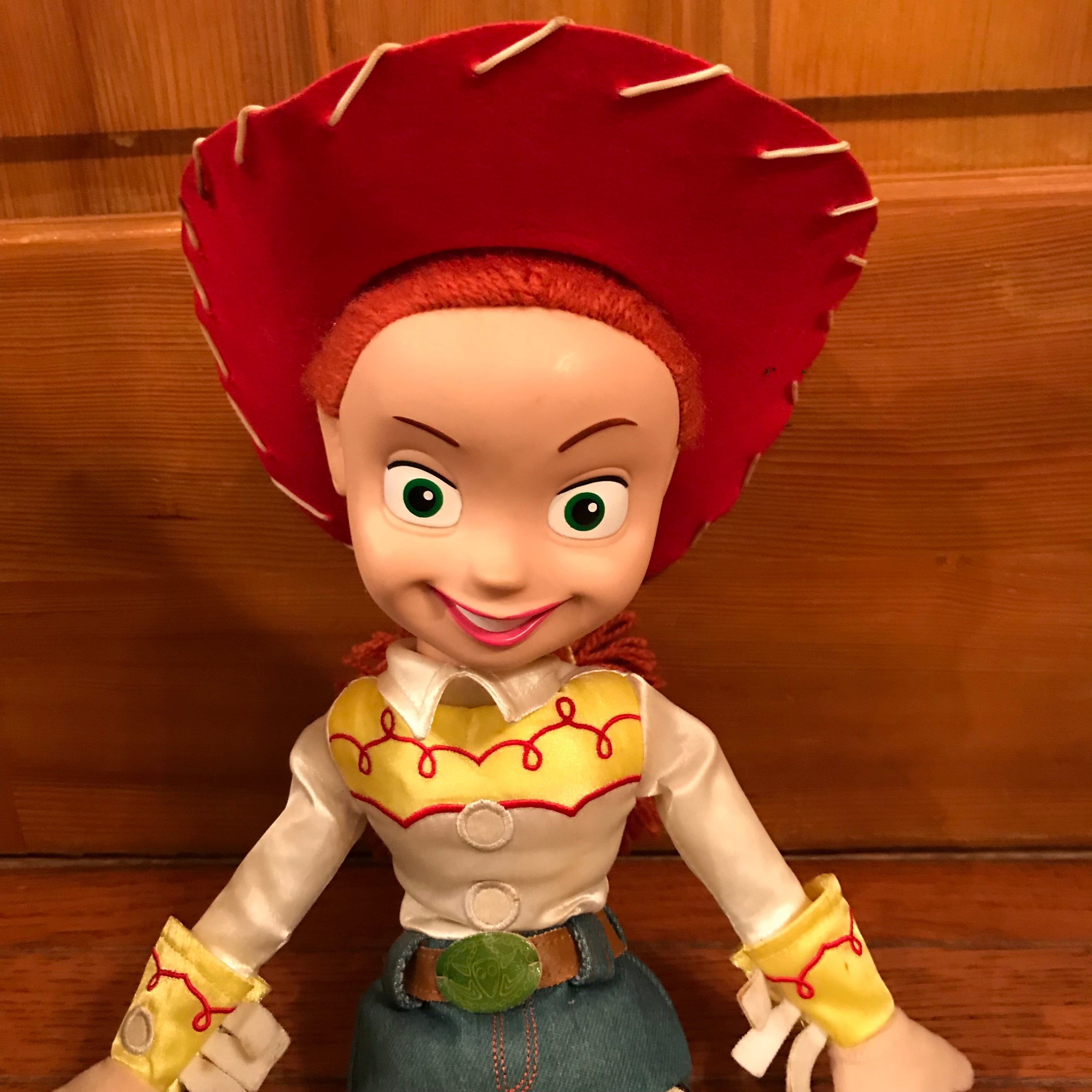 【サイズ大】アメリカ購入 ジェシー(Jessie)トイストーリー(Toy Story)のぬいぐるみ ソフビフィギュア アメトイ雑貨