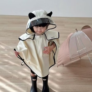 【RAINCOAT】可愛い帽子付きレインコート
