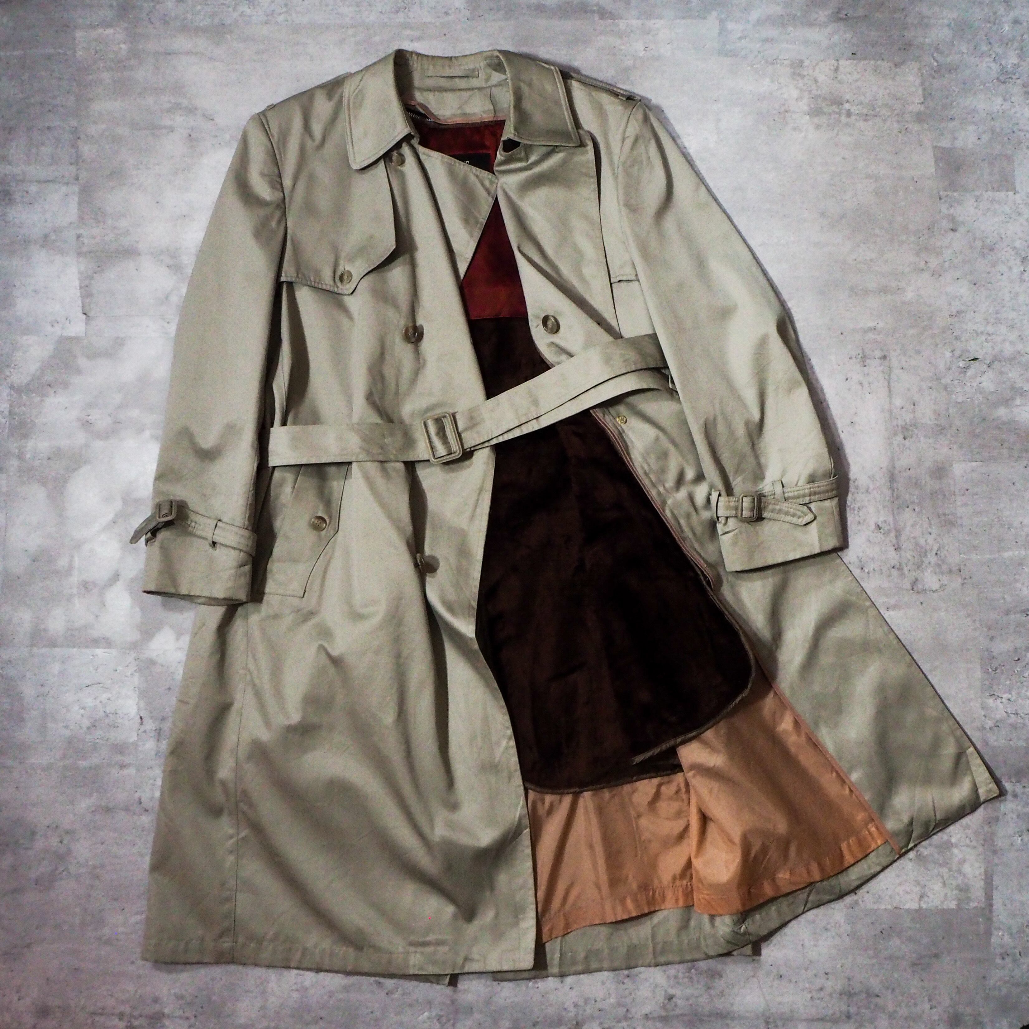80s “LONDON FOG” trench coat with liner 80年代 ロンドンフォグ 