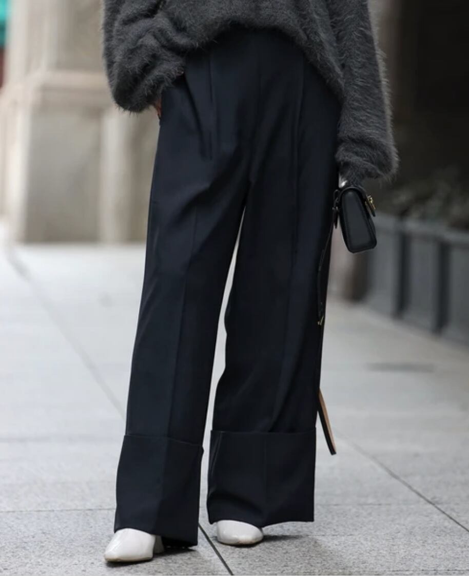 ナンバーミーTOKYO"BROAD WIDE PANTS"BLACK