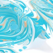 「真夏のオレンジ」〜マーブル柄×ドット〜セオアルファ