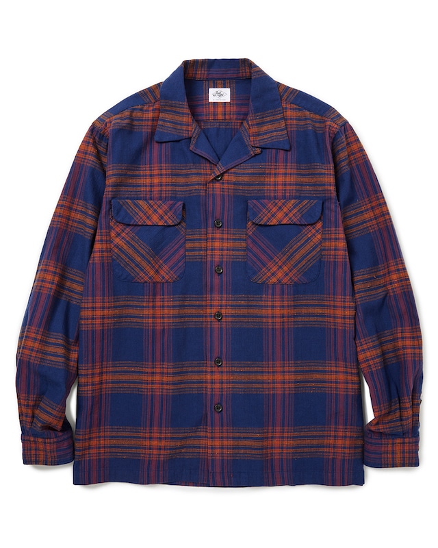 Just Right “OCLS Shirt Nepped Check” Blue