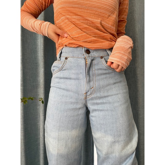 70s～80s U,S Levis STUDENT FLARE　