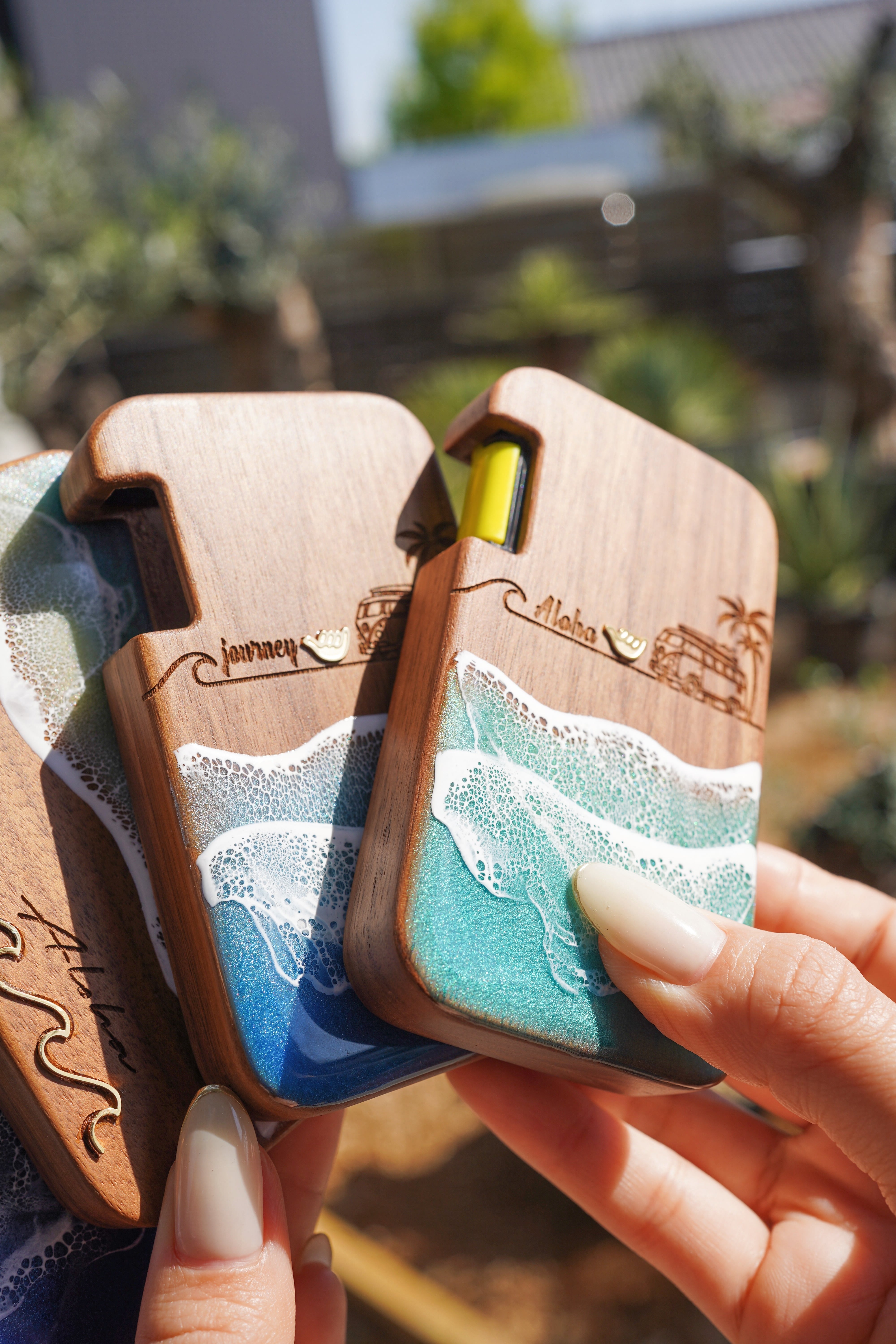 MINTIA wood case(resin) | ALOHA GLASS