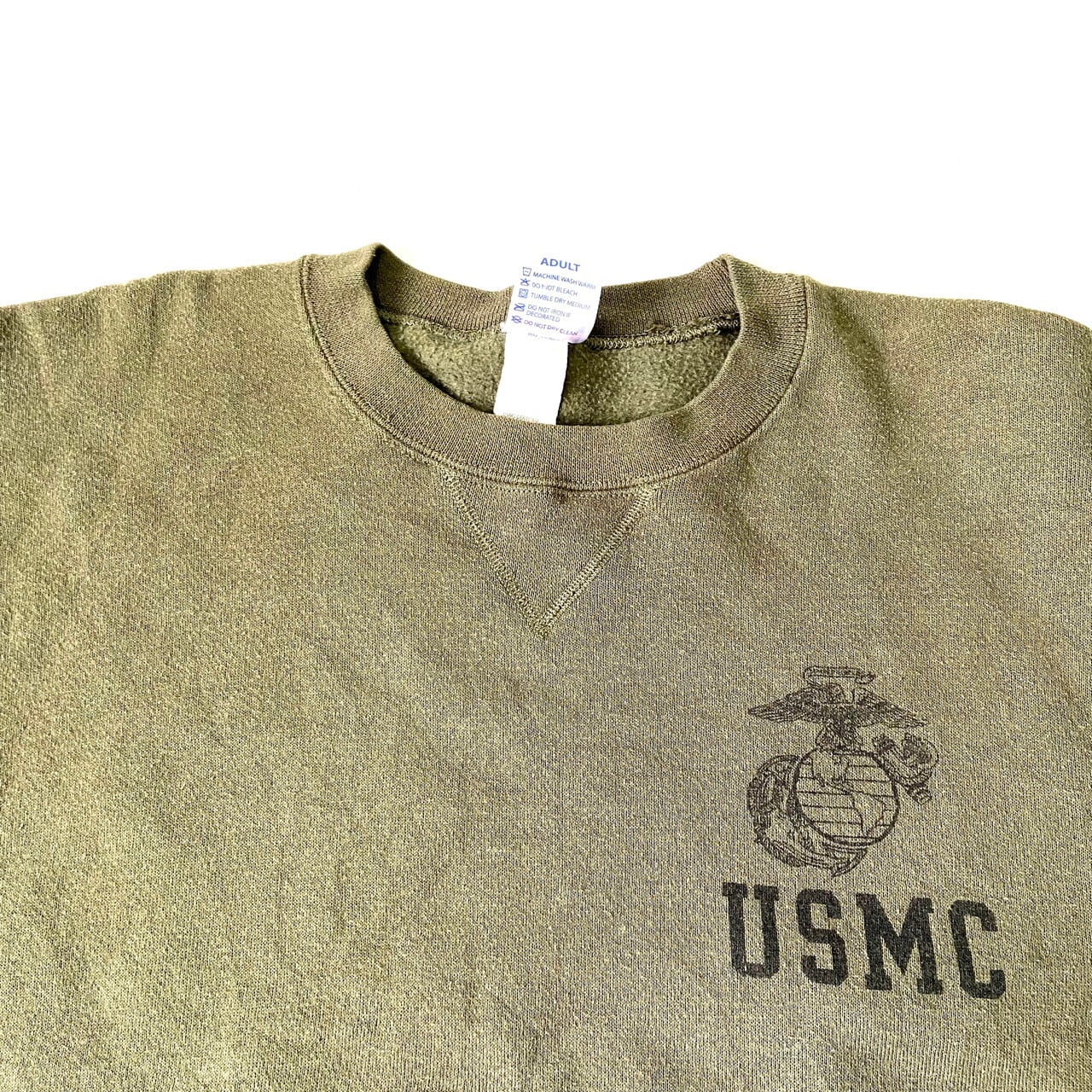 66cm身幅90年代 SOFFE USMC アメリカ海兵隊 プリントスウェットシャツ ...