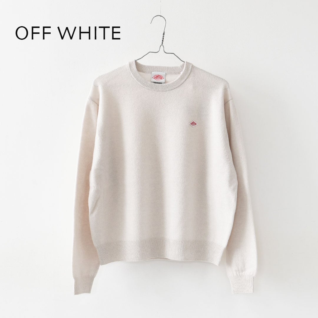 DANTON [ダントン] W LAMBSWOOL CREW NECK KNIT PULLOVER [DT-D0027LMW