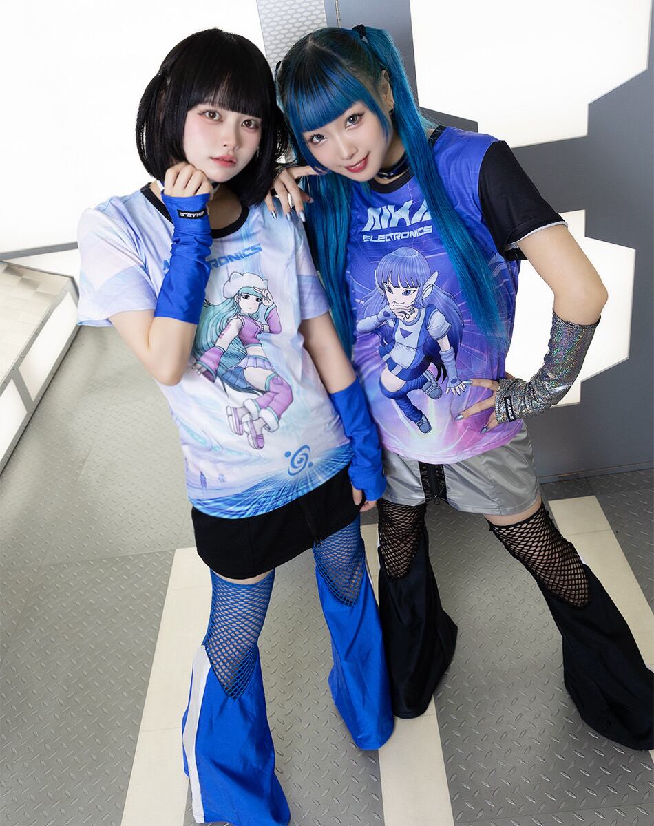 光速少女-SPEED GIRL-Tシャツ ／AIKA ELECTRONICS × 押切蓮介 | AIKA