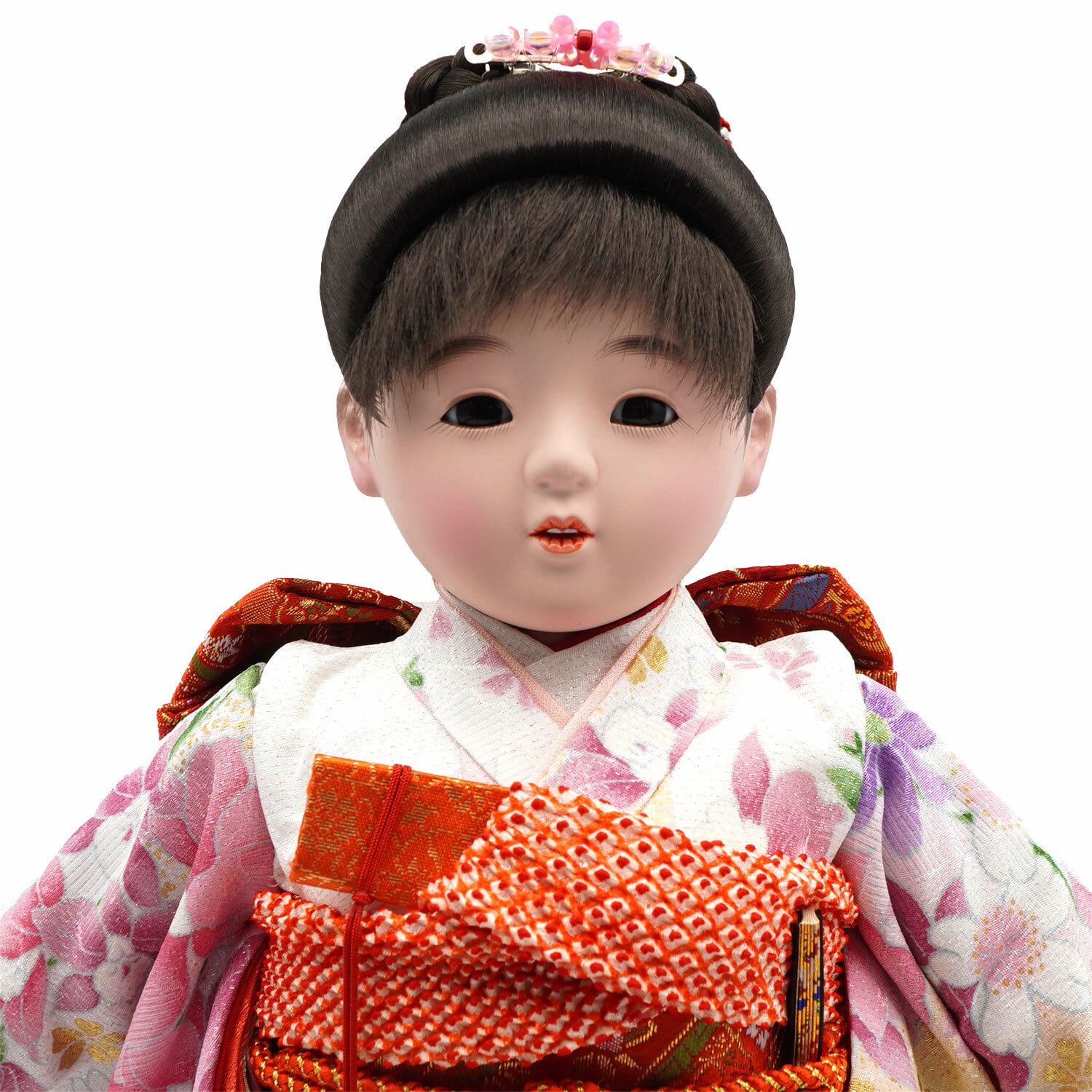 かわいいイマドキの市松人形 10号 ポニーテール 1051-P いちまさん