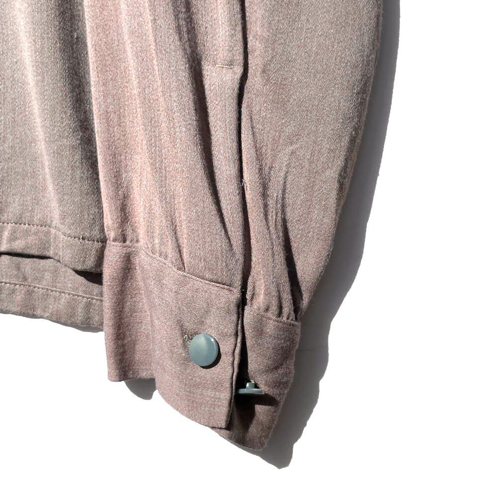 トップス 50's PILGRIM Rayon OpenCollar Shirts. PILGRIM] Vintage Rayon Gabardine Open Collar Shirt [1950s
