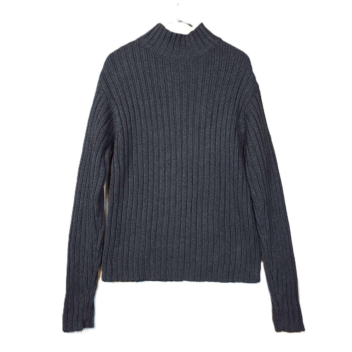 オールドギャップ】【1990年代】GAP 紺タグ リブ編み 無地 綿100 