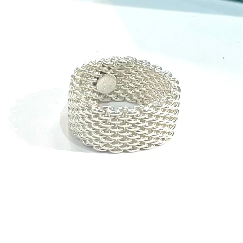 希少【TIFFANY＆CO】2589 【18号】ティファニーサマセットメッシュ