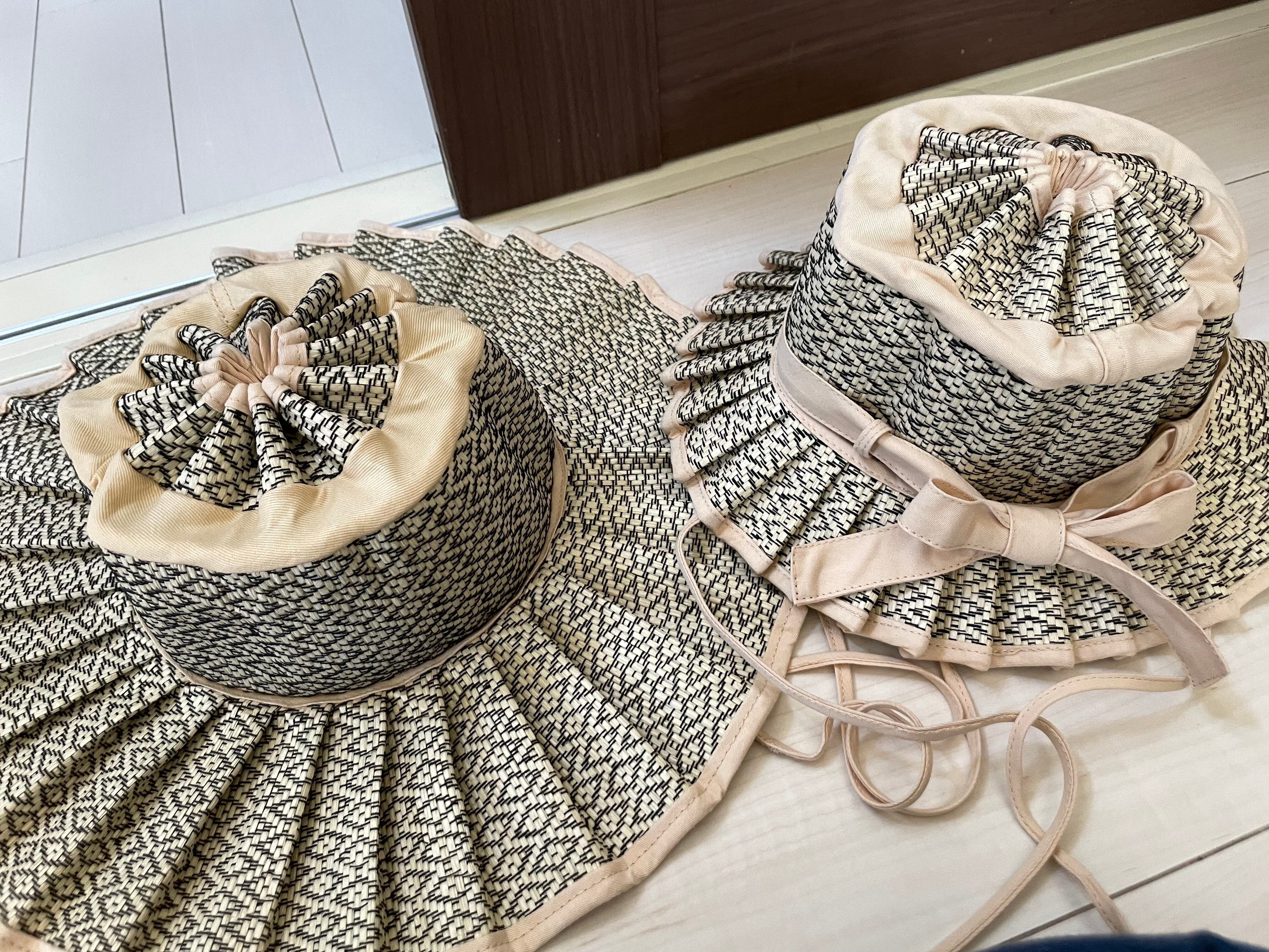 一部即納］LORNA MURRAY風 麦わらハット kids beige×BLACK | lonlobaby