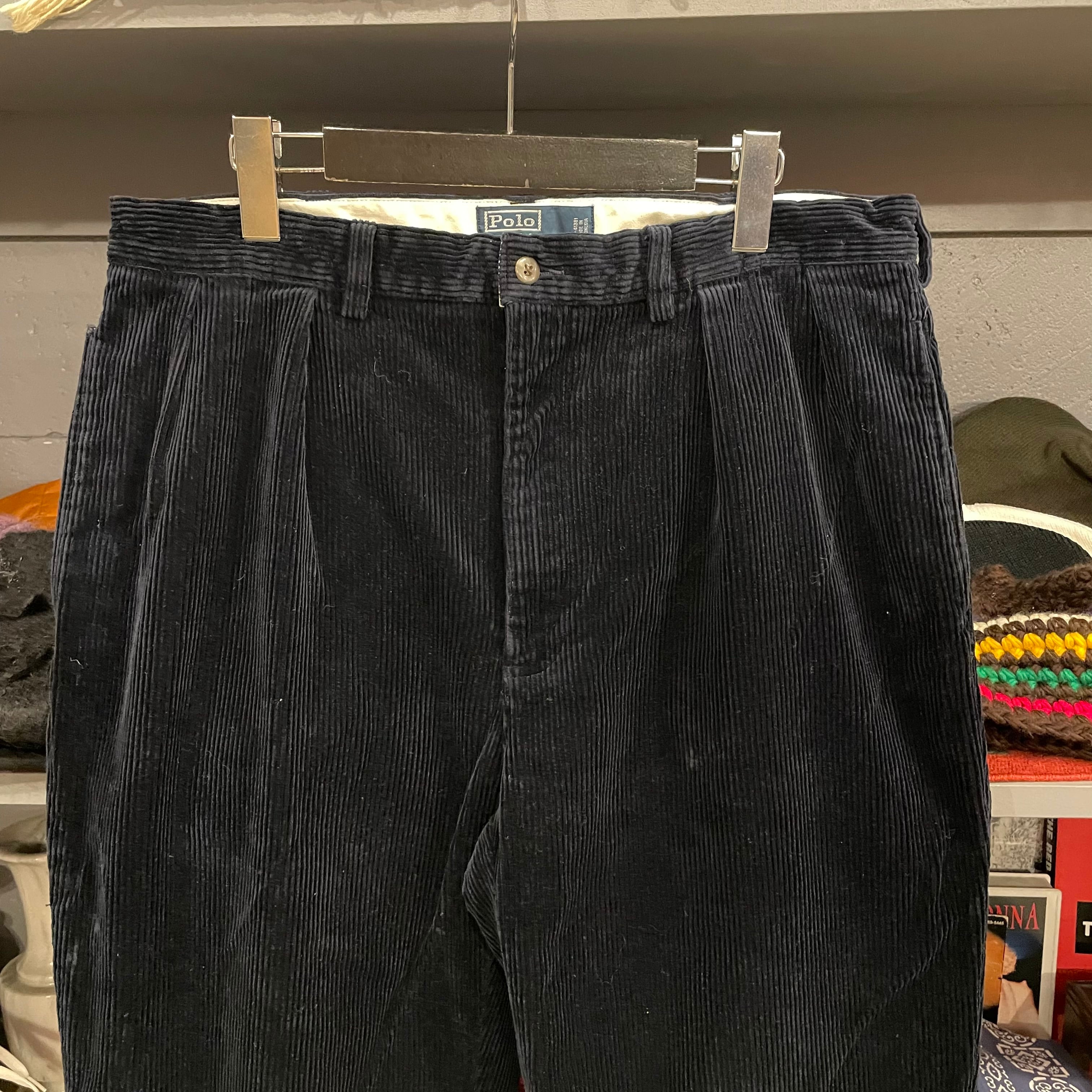 90s Polo by Ralph Lauren 2 Tuck Corduroy Pants | VOSTOK