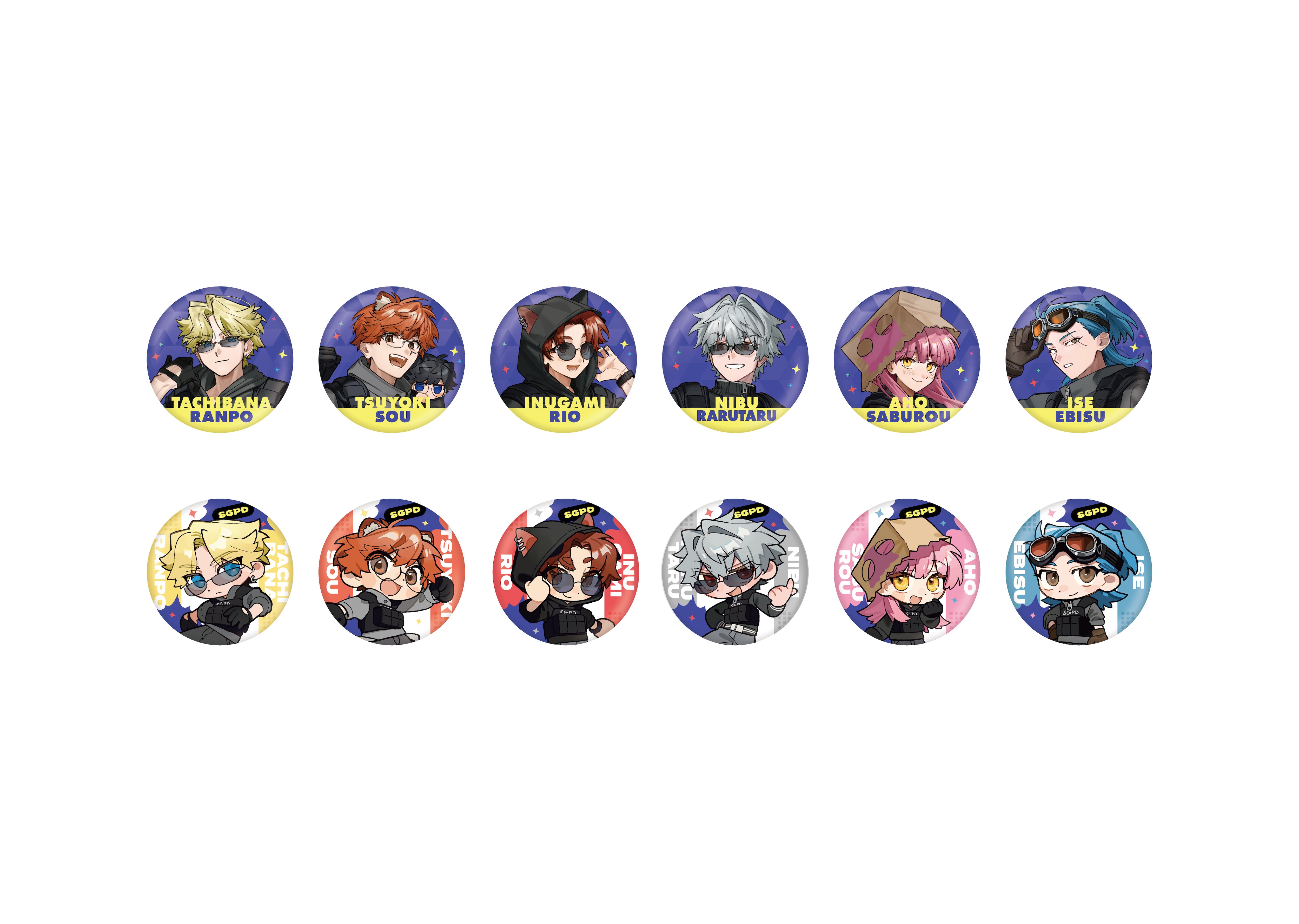 ラトナ・プティ　ジュンブラ　缶バッジ　15点 ジューンブライド2023】ランダムハート型缶バッジ Bグループ｜にじさん